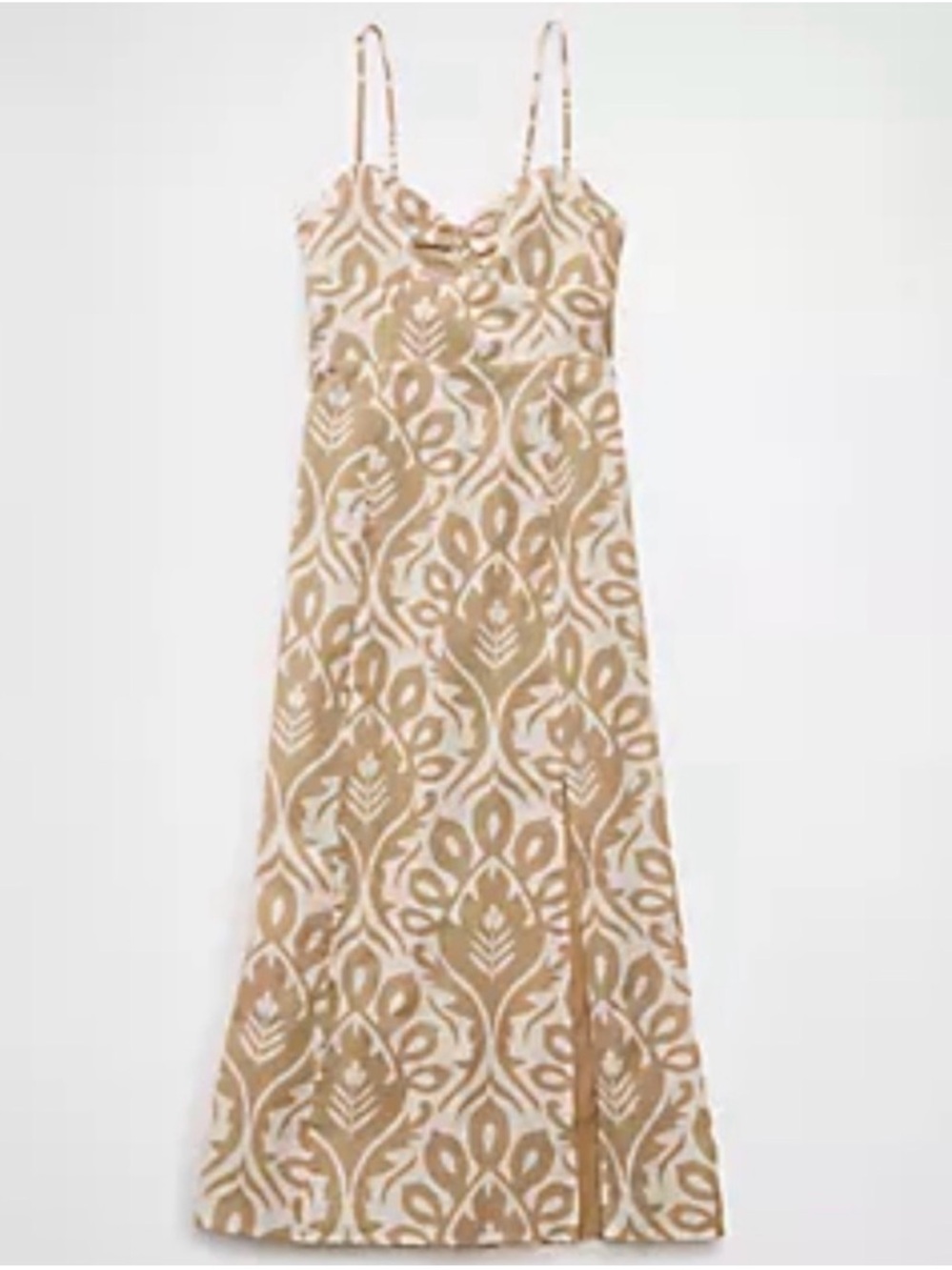 American Eagle Midi Dress in Soft Oat - size Medium